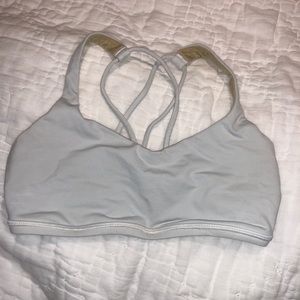 Lululemon white sports bra